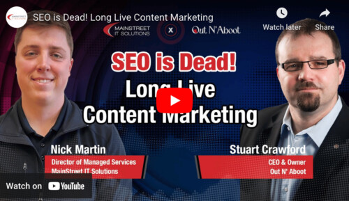 SEO is Dead Long Live Content Marketing